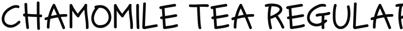 CHAMOMILE TEA font download