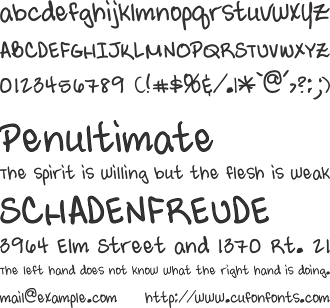 AvailableReservation font preview