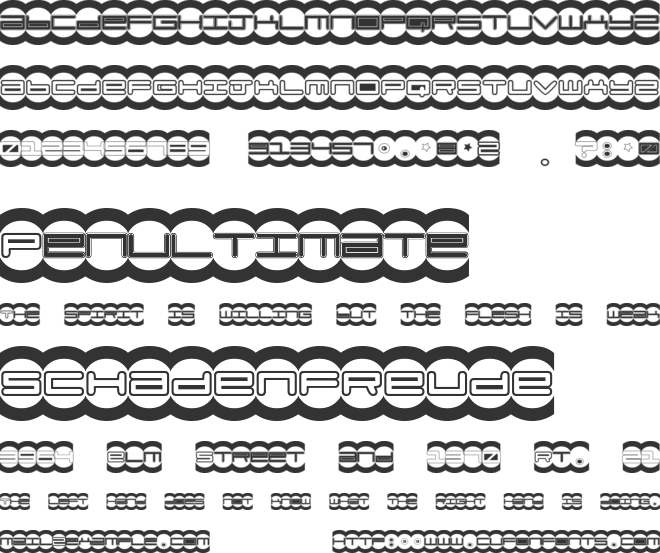 Mister Dope + Easy font preview