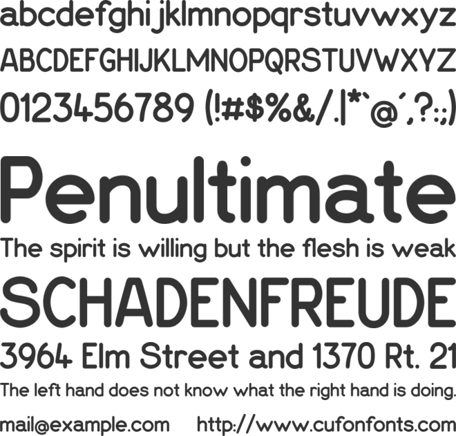 Espresso Dolce font preview