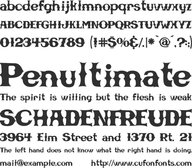 CBGB Font font preview