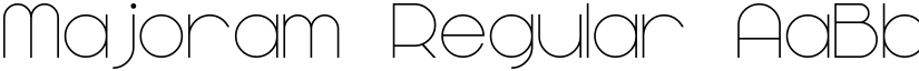 Majoram Regular font
