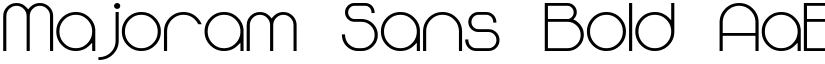 Majoram Sans Bold font