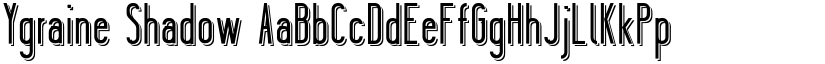Ygraine Shadow font