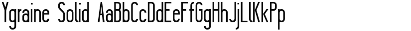 Ygraine Solid font