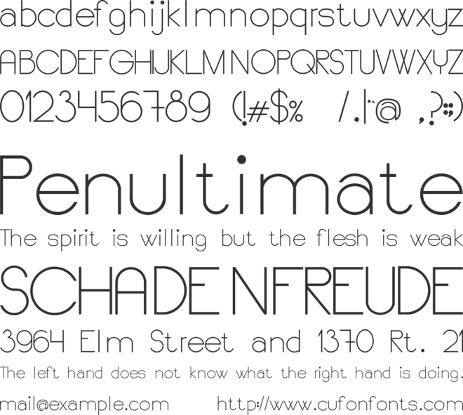SaySomething font preview