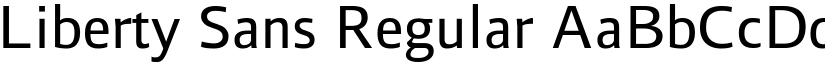 Liberty Sans Regular font