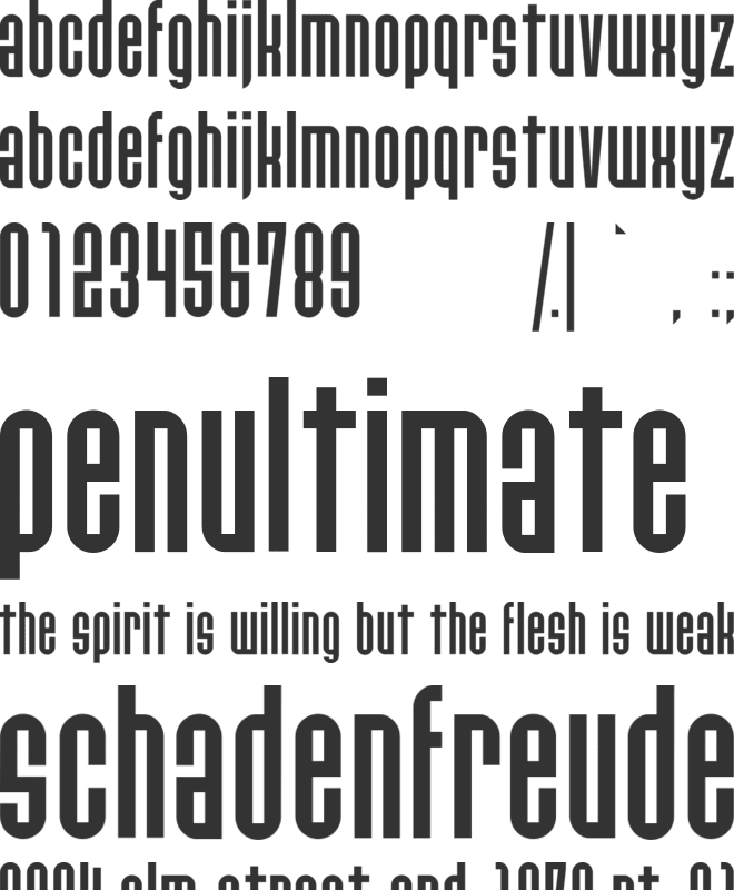 Paulistana Ipe font preview