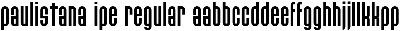Paulistana Ipe Regular font