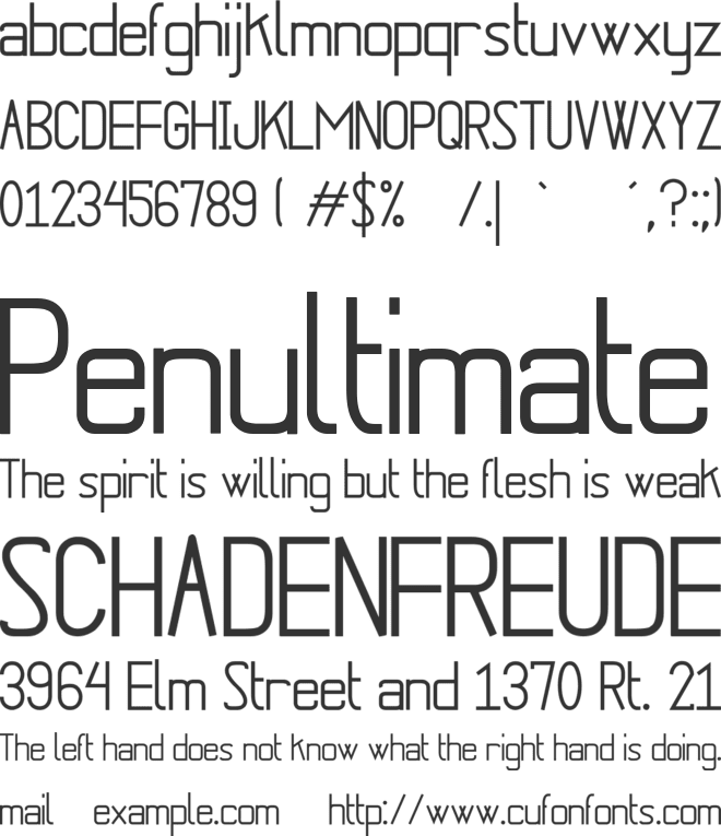 Puente Nuevo St font preview