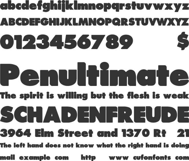 TrainStation font preview