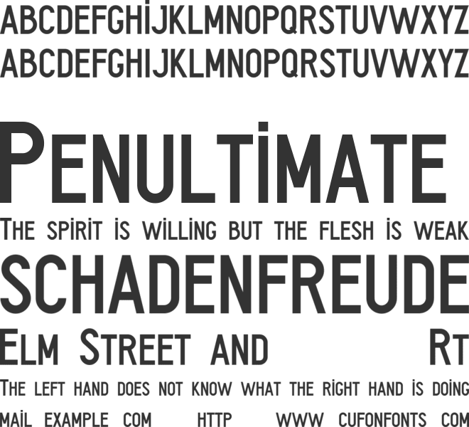 Bal font preview