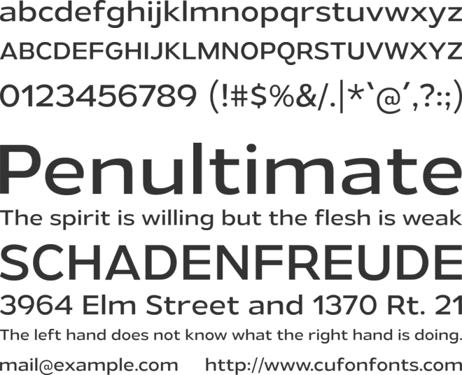 Gymkhana font preview