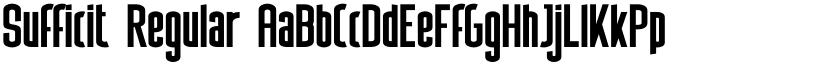 Sufficit Regular font