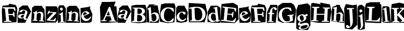 Fanzine font