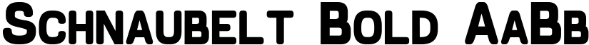 Schnaubelt Bold font