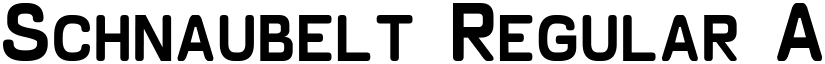 Schnaubelt Regular font