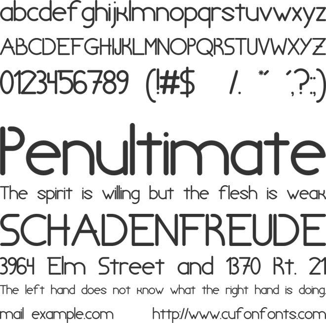 Chivilcoyana  Beta font preview