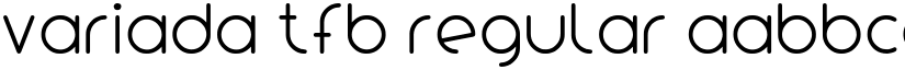 Variada tfb font download
