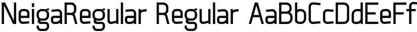 NeigaRegular font download