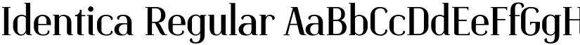 Identica Regular font
