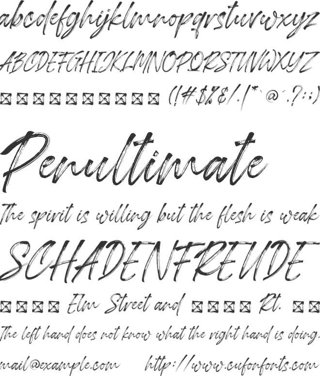 Londoner font preview