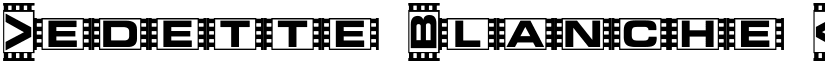 Vedette Blanche font