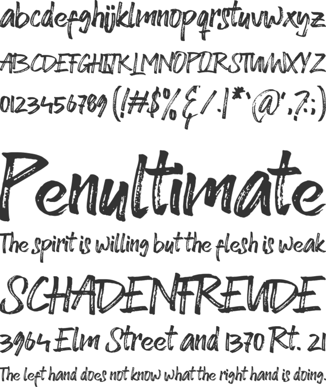 Dolato de Stato font preview