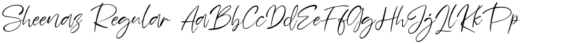 Sheenaz Regular font