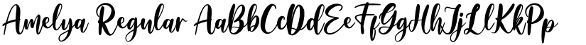 Amelya Regular font