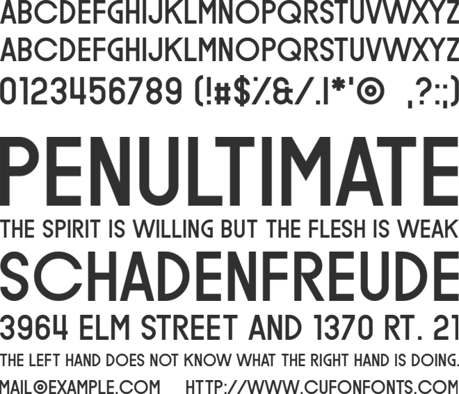Q for the Memories font preview