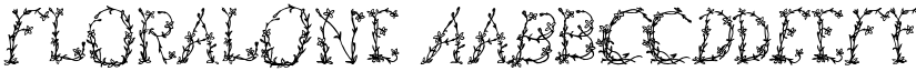FloralOne font