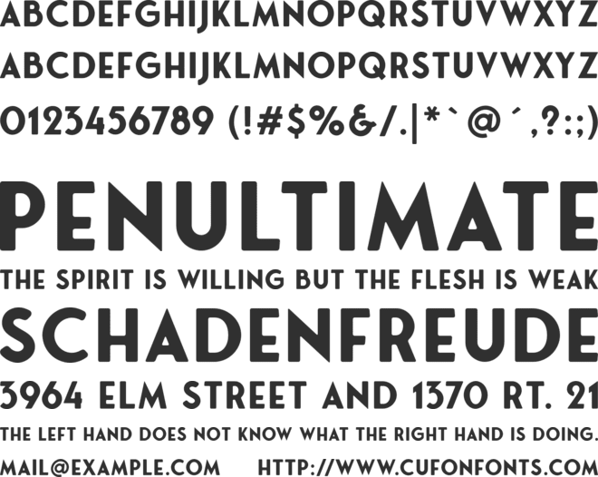 Fonseca Rounded font preview
