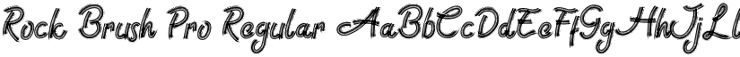 Rock Brush Pro font download