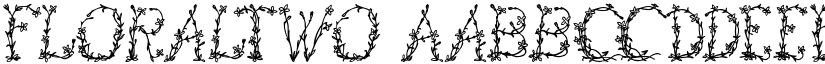 FloralTwo font