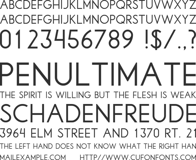 Libby font preview