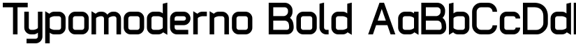 Typomoderno Bold font