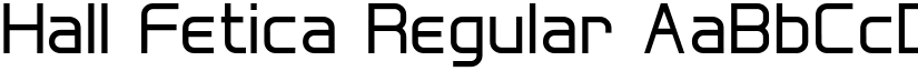 Hall Fetica Regular font