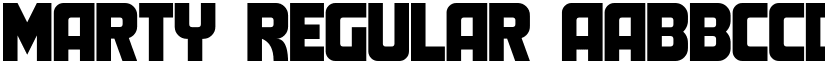 Marty Regular font