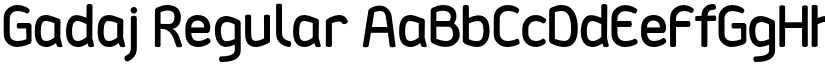 Gadaj Regular font