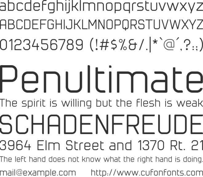 cuyabra font preview
