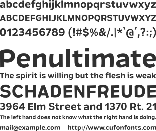 Remissis font preview