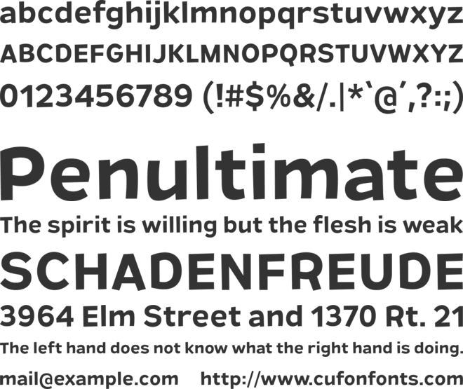 Remissis font preview