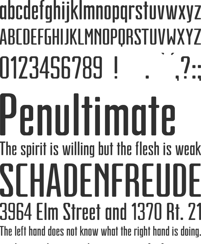 GRAND FINALE font preview