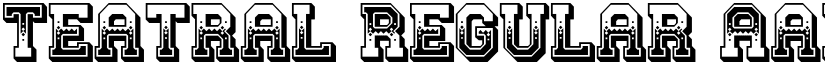 Teatral Regular font