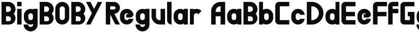 BigBOBY font download