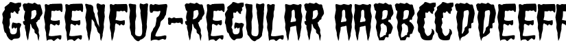 GreenFuz-Regular font