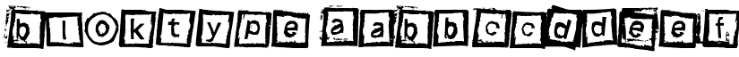Bloktype font