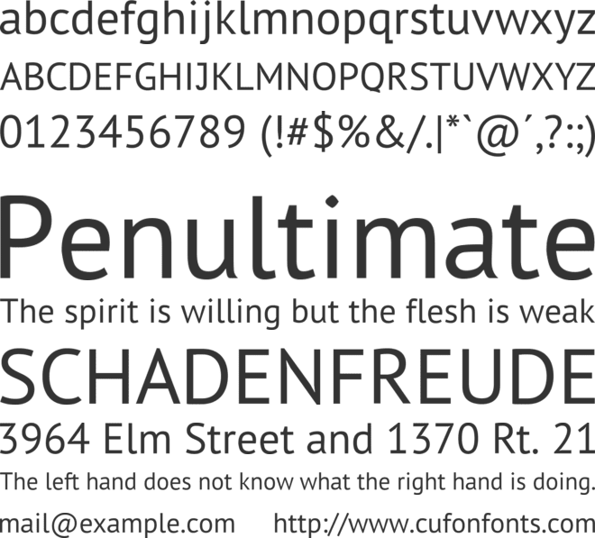 Sheep Sans font preview