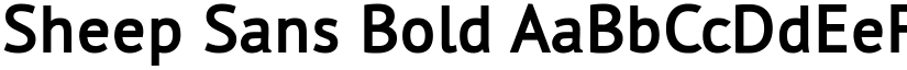 Sheep Sans Bold font
